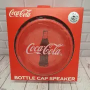 COCA COLA SPEAKER COCA COLA BOTTLE CAP SPEAKER WITH LED LIGHTS FM RADIO USB NEW