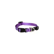 Rogz Purple Small 11mm Wide x 20cm to 31cm Classic Utility Collar for Dogs & Puppies