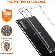 Shockproof Clear Case Samsung Note 10 Soft Silicone Cover Phone