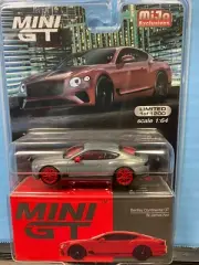 1/64 MINI GT BENTLEY CONTINENTAL GT ST JAMES RED CHASE CAR MIJO EXCLUSIVE