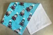 Baby Burp Cloth/ Thomas The Tank Engine / 100% Cotton/Towel Backed/Free Post
