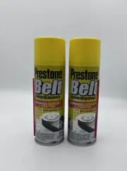 Prestone Belt Dressing ~ Eliminates Squeaks & Chatter ~ Safe For All Belt 2 Pack