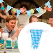 Bunting Flags Oktoberfest Decoration Lightweight Banner Indoor