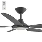 Calibo Storm 52" Indoor/Outdoor 5 Blade ABS DC Ceiling Fan With Light & Remote