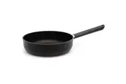Woll Eco Lite Aluminium Fix Handle 24cm/2.5L Saute Pan Induction Cookware Black