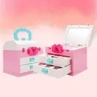 Kids Play Makeup Set Little Girl Makeup Set Blush, Lipstick,Brush, and Eyeshadow