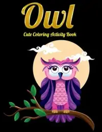 在飛比找博客來優惠-Owl Cute Coloring Activity Boo
