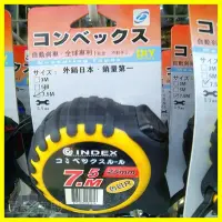 在飛比找Yahoo!奇摩拍賣優惠-INDEX 自動煞車 捲尺 7.5M x 25mm 魯班尺 