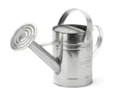 Holman 1.8L Galvanised Steel Indoor Outdoor Small Silver Watering Can Garden AUS
