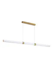 [Oriel Lighting] KallitaOpal Matt cm LED Pendant Light in Satin Brass
