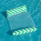 Floating Bed Inflatable Mattress Swimming Pool Beach Water Lounges (Green)