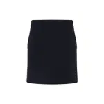 [Max Mara`S] Max Mara`S-Blue Virgin Wool Aida Panno Mini Skirt-Donna 40 IT