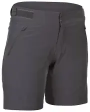 Zoic Navaeh 7" Women's Shorts w/ Essential Liner, Shadow, X-Large