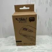 SHHHMOUSE Silent Mouse Wireless – Computer Mouse Wireless, Mouse for Laptop