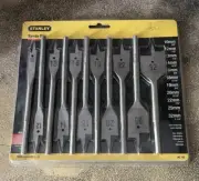 STANLEY - 11 x 1/4” Hex Shank High Carbon Steel Quality Spade Bits 10-32mm