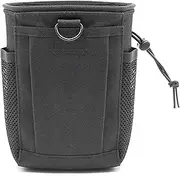 Molle Pouches, 5.1x3.2x7.7 Inch Oxford Cloth Waterproof Portable Molle Dump Pouch with Side Pocket, Open Pocket with Drawstring for Outdoor