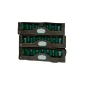 3 Pcks of 8 Vntg CHRISTMAS LIGHTS C7-1/2 INDOOR OUTDOOR TRIM A HOME KMART GREEN