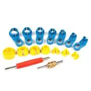 16x 6-22mm AC Disconnect Fuel Line Release Tool Car Removal Tool Kit With Box t