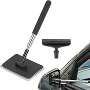 Bvizyelck Small Squeegee,Portable Side Mirrors Squeegee | Ergonomic Car Window Cleaner, Windshield Frost Wiper, Car Snow Remover for, Trucks, SUVs