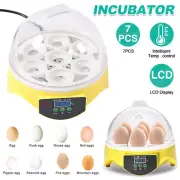 7 Egg Incubator Automatic Digital LED Hatch Turning Chicken Duck Quail Poultry
