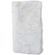 LVD Ivory White Throw Faux Room Blanket Plush Comfort Cloth 200cm