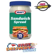Kraft Sandwich Spread, 15 Oz Jar. FREE SHIPPING