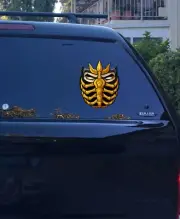 97-14 Mortal Kombat Scorpion Sub Zero Mask Set Vinyl Window decal