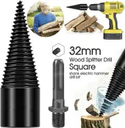 Speed Twist Drill Bit Wood Firewood Log Splitter Screw Splitting Cones Drivers