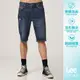 Lee 902 涼感彈性刺繡牛仔短褲 男 中藍 Jade Fusion Modern LL1900359ZS