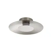 Golden Lighting 6400-FM12 SAN Luma 12"W Semi-flush LED Ceiling - Nickel