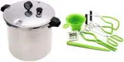 01781 23-Quart Pressure Canner and Cooker and 09995 7 Function Canning Kit Bund