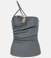 [Christopher Esber] Christopher Esber Concave Stone asymmetric top AU 12 grey