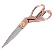 1x Bronze 24cm Stainless Steel Tailoring Scissors Fabric Sewing Cutting