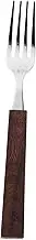 Alipis Dinner Forks Set Stainless Steel Walnut Wood Versatile Tableware for Kitchen Home