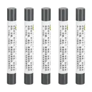 Furniture Repair Crayons Wax Filler Stick, 5Pcs Touch Up Pen Markers, Iron Grey