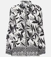 [Velvet] Velvet Sienna printed shirt AU 8 black