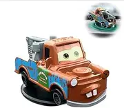 Cartoon Drift Cars, Metal Alloy Car Interior Accessories, Turn-and-Drift Dashboard Decor, Drifting Car Trailer Character Model, Fun Gifts for Men