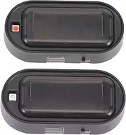 2Pcs Solar Car Theft Lamp Flashing Warning Light Security Light for Vehicles Rechargeable Stylish Design