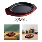 Cast Steak Plate Steak Pan Sizzle Griddle