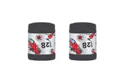 2x Thermos Funtainer 290ml Stainless Steel Insulated Jar Container Fire Truck