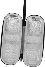 BUGUUYO Cooler Pack Portable Monitor Case Case Device Bag Portable Pouch Protective Travel Case Small Zip Pouch Small Insulated Bag Black