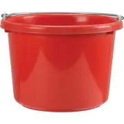 Tuff Stuff 8 Qt. Red Poly Bucket KMC-RN101RD Tuff Stuff KMC-RN101RD 874480005219