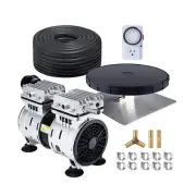 HQUA PAS10 Pond & Lake Aeration System for Up to 1 Acre, 3/4 HP Compressor + ...