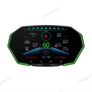 HUD OBD2+GPS Gauge Car LCD Digital Display Odometer Speedometer Meter RPM Alarm (for: Kia)