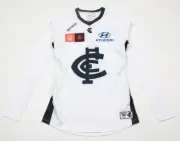 Carlton Blues Womens Player Issue Guernsey With GPS Pouch Size 10