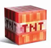 Minecraft TNT Square Thermoelectric Mini Fridge, 10.4'' x10'' x10'', 6.7L