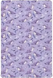 Fitted Crib Sheets for Nursery Gift Soft Breathable Nursery Bed Sheet for Cribs and Toddler Beds 52x28in Cute Platypus