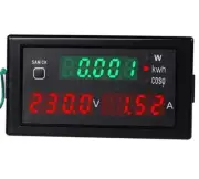 100A AC Electric Display Voltage Current KWH Voltmeter Ammeter Panel 220V 380V