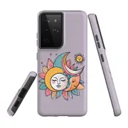 For Samsung Galaxy S21 Ultra Tough Protective Cover, Sleeping Moon