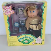 CABBAGE PATCH KIDS POP STAR COLLECTION Gold Black Outfit Mini Doll 7.5 in Aug 17